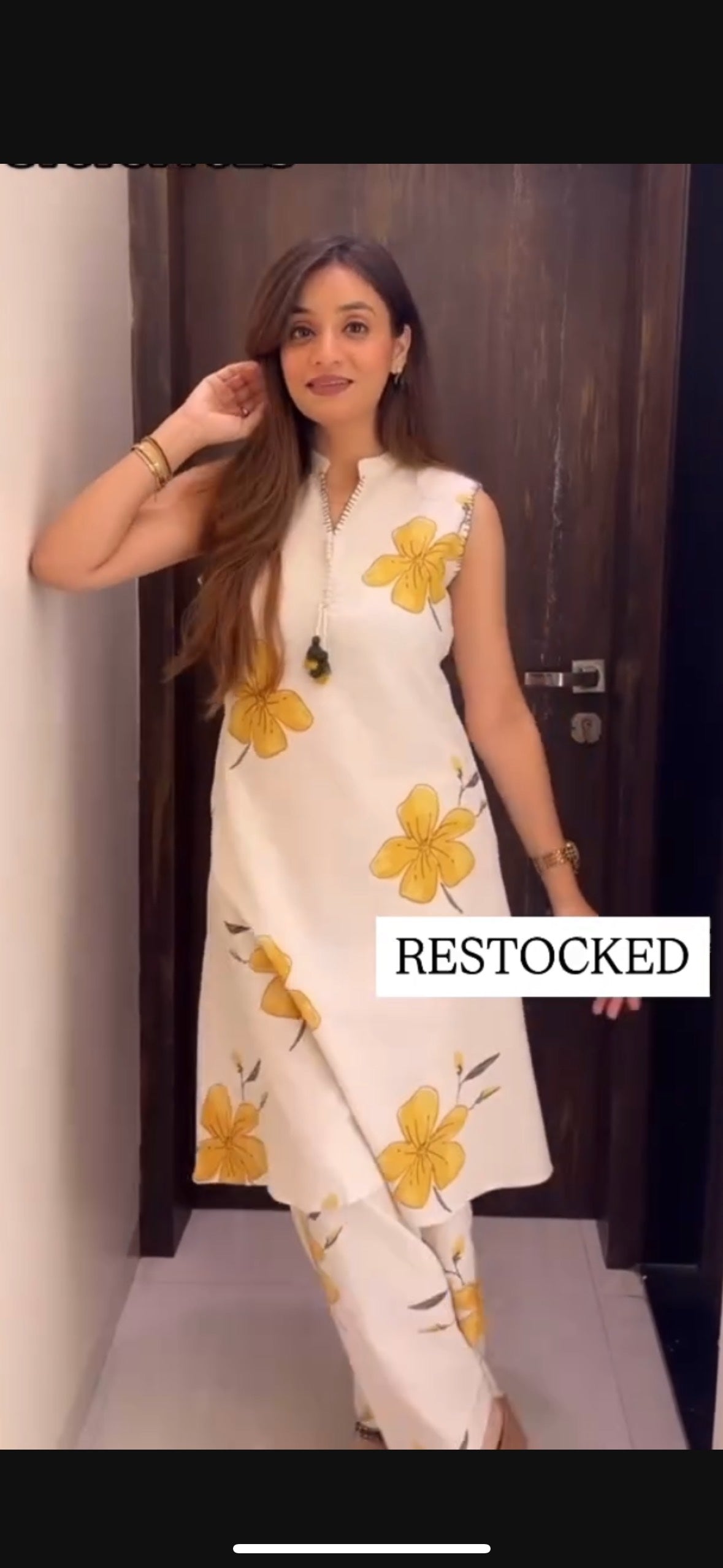 Collection rj23 Pretty floral pant set