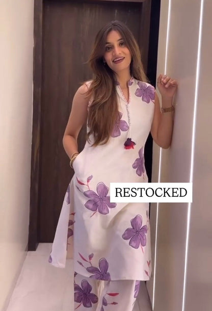 Collection rj23 Pretty floral pant set