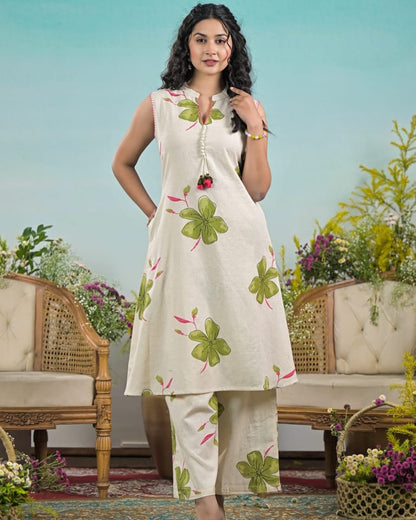 Collection rj23 Pretty floral pant set